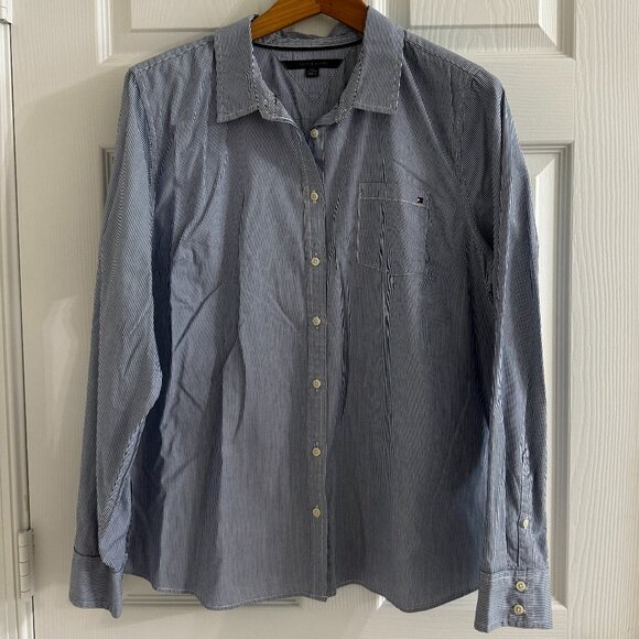 Tommy Hilfiger Women´s Plus Button Down Shirt, Size XXL - Picture 1 of 14
